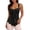 Black, variant on uvwlwu Women's Lace Bow Front Peplum Cami Top Square Neck Sleeveless Slim Fit Casual Summer Feminine Layering Blouse,S