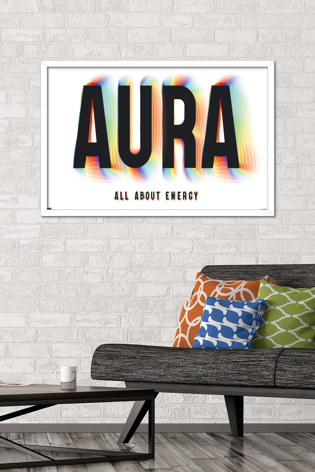 Aura Wall Poster, 22.375" x 34" Framed