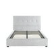 thumbnail image 1 of Ilios Innova | Base de Cama Matrimonial Tapizada en Tela Gris con Cabecera Capitoneada, Estructura de Madera y Somier de Tablillas Resistentes, 1 of 9
