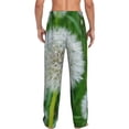 thumbnail image 3 of Daiia Dandelion Flower In The Meadow Men's Sleep Pant with Pockets and Drawstring,Pajama Pants-Medium, 3 of 9