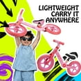 thumbnail image 5 of Hoverheart Dinosaur Balance Bike, No Pedal Kids Toys Baby Balance Bike Child Push Along Walking Bike (Pink), 5 of 7