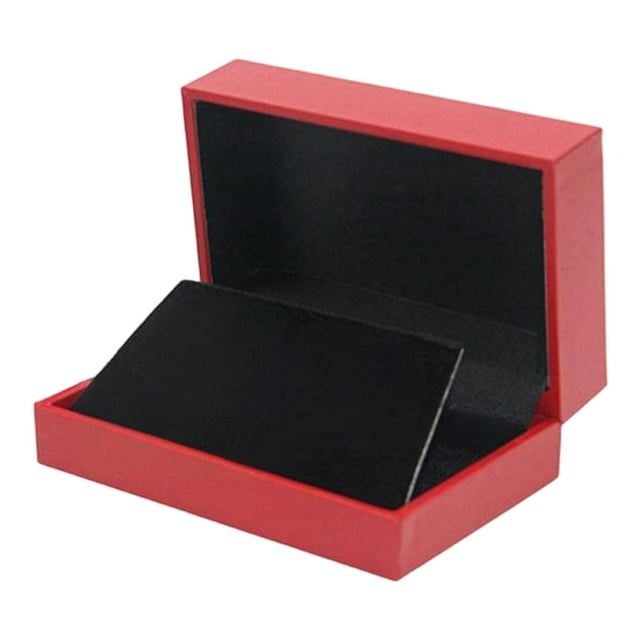 BELOVING Pin Display Case Holds Two Badge Gift Box for Lapel Pins Commemorative Coins Red