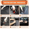 thumbnail image 2 of PALAMIL Dog Car Booster Seat for Large/Medium Dogs or 2 Small Dogs, Waterproof Elevated Pet Car Seat with Thick Cushion and Storage Pockets, Black/Grey, 2 of 6
