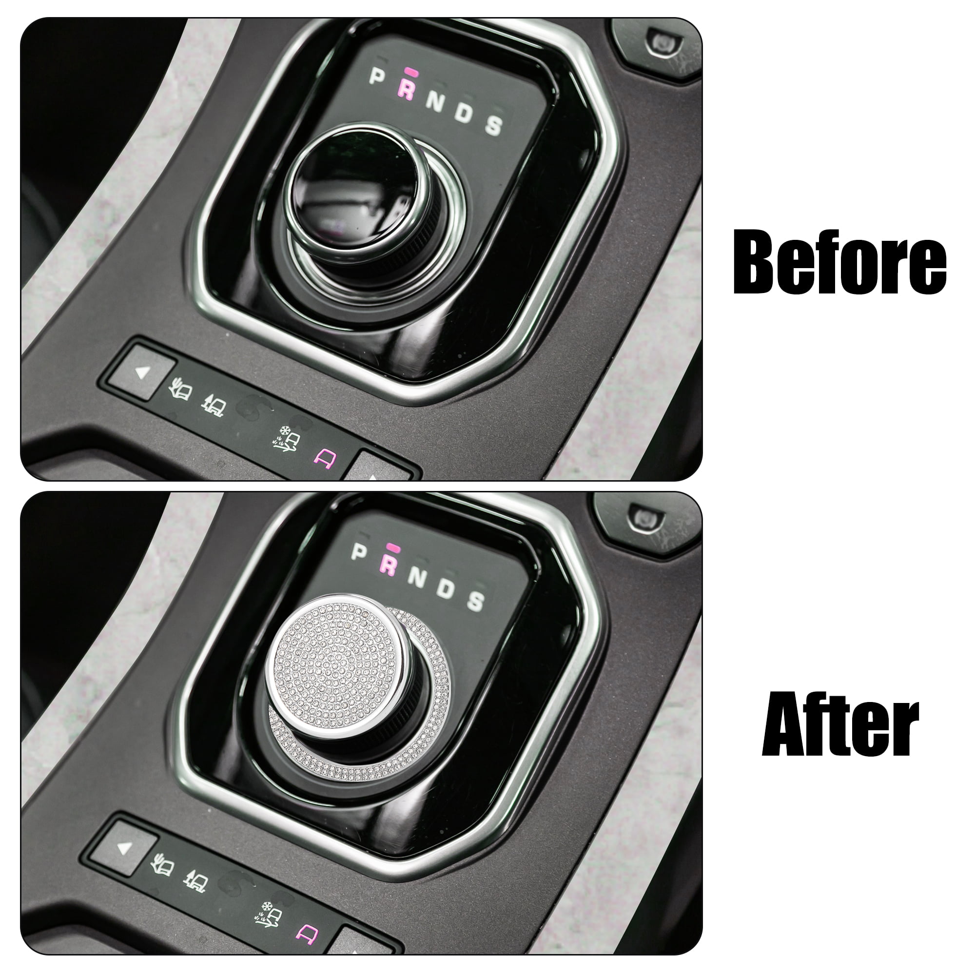 Gear Shift Knob Cover Sticker Decal Car Interior Trim Accessories