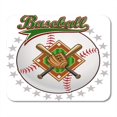 thumbnail image 1 of POGLIP Action Baseball Label Ball Bat Base American Glove Catch Champion Mousepad Mouse Pad Mouse Mat 9x10 inch, 1 of 1