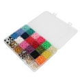 thumbnail image 3 of Flat Beads,3909 Pcs Polymer Clay Bracelet Making Kit Clay Bead Kit Exceptional Reliability, 3 of 9
