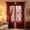 Red, variant on Floral Lace Sheer Curtain Panel, 55.12 x 62.99-Inch Rod Pocket Window Drapery for Bedroom and Living Room, Red