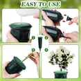 thumbnail image 5 of Artrylin 6 Sets Cemetery Vases with Spikes Foam Memorial Floral Ground Vases with Stakes Headstone Flower Saddle for Memorial Cemetery Decorations Cone Vase for Flowers Grave Accessory (Green), 5 of 7