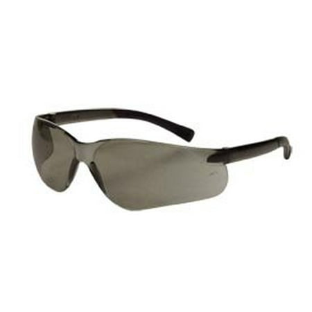 Bear Kat Face-Hugging Safety Glasses (Gray), Wide view makes them safer - Flexible, non-slip rubber temples for comfort By Crews
