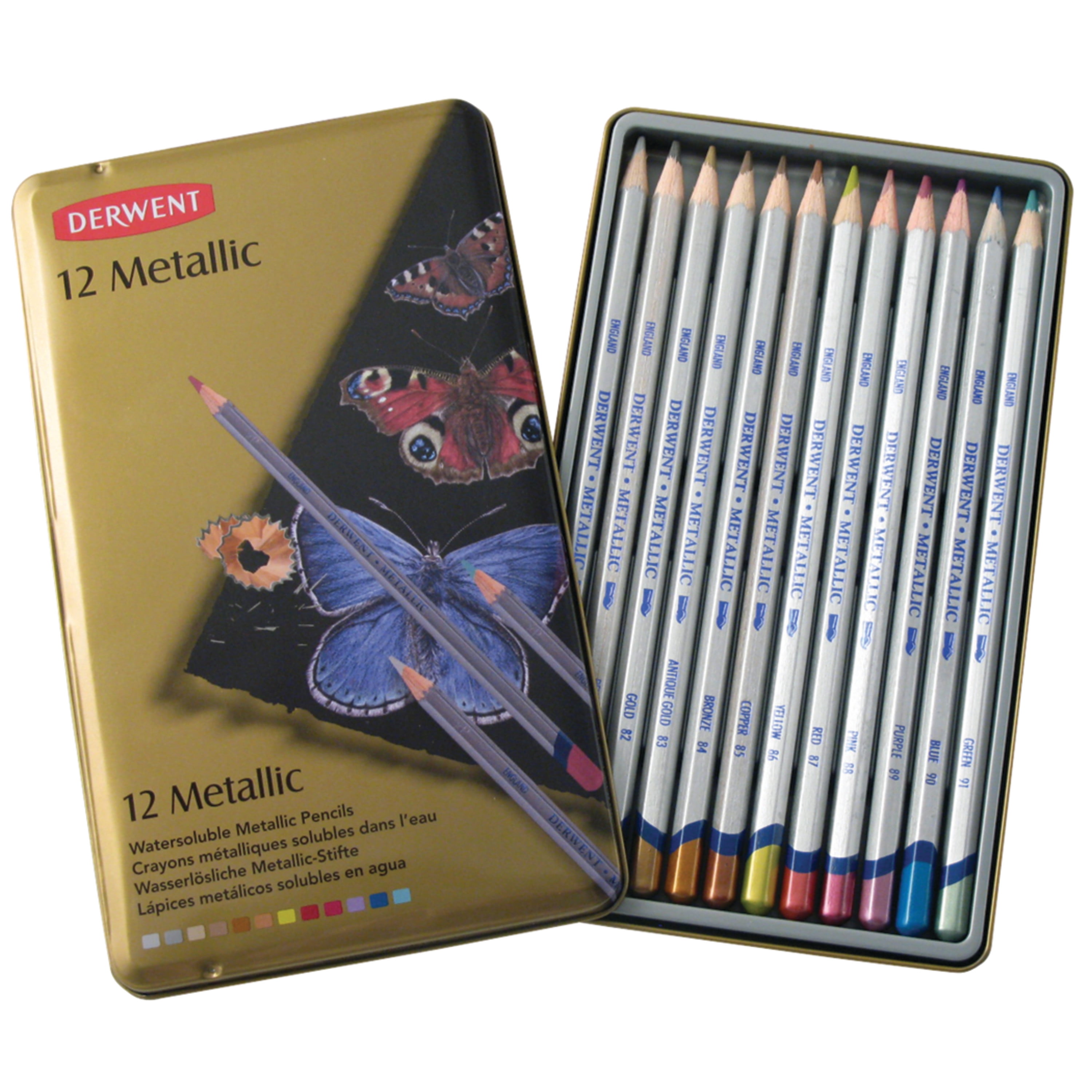 Derwent Metallic 6Pencil Set
