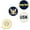 Navy, variant on PinMart’s Officially Licensed United States Pack of 3 Magnetic Golf Ball Markers and Hat Clip - Golf Accessories for Men and Women - Ball Markers and Hat Clip with Magnet for Golf Hats