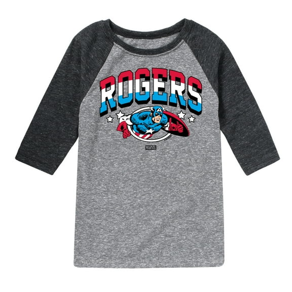 Marvel Captain America - Rogers - Toddler and Youth Raglan