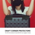 thumbnail image 2 of 4 piezas de equipaje resistente al desgaste Protector Protector Anti-Collision Sutad Corner Protector Supplio, 2 of 8