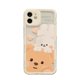 thumbnail image 1 of Funda transparente TUNC para iPhone 13 Pro Max con diseño de oso de conejo 3D, 1 of 5