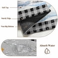 thumbnail image 6 of Rectangle Area Rugs 5 x 7 Ft, Grey Christmas Non-Slip Residential Carpet, Xmas Tree Snowman Bear Snowfall Plaid Indoor Crawling Mats Runner Rugs for Living Room/Dining Room/Bedroom, 6 of 8
