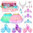 thumbnail image 1 of Set de regalo de zapatos de vestir para princesas LIMIROLER, 19 unidades, para niñas, 1 of 7