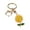 Imitation gold, variant on Stylish Zinc Alloy Key Chain Sunflower Pattern Keychain Decorative Ornament for Purse Backpack Car Interior