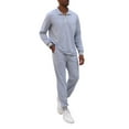 thumbnail image 4 of RPOVIG Men's Velvet Tracksuit Hoodie Drawstring Sweatsuit Sets Casual Outfits 2 Piece ，Sizes S-3XL, 4 of 10