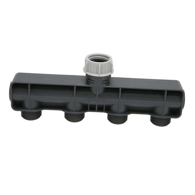 Garden Hose Splitter, Sturdy 4 Way Garden Tap Multipurpose Easy to Assemble High Efficiency for Patio