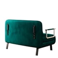thumbnail image 4 of Sturdy Steel Frame - 39.4 - inch Tri - Fold Sleeper Chair in Antique Green for Home Decor, 4 of 5