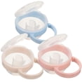 thumbnail image 2 of 3pcs Cartoon Pacifier Holder Case with Handle Transparent Dustproof Storage Box for Travel, Compatible with Diaper Bags and Strollers, 2 of 5