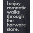 thumbnail image 2 of 9 Crowns Tees Men's "Romantic Long Walks" T-shirt (Unisex Navy, 3XL), 2 of 3