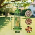 thumbnail image 3 of "Large 2.2lb Squirrel-Proof Hanging Bird Feeder with 360° View - Durable Metal & Weather-Resistant Design for Outdoor Use (Light Green)", 3 of 7