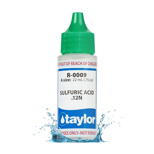TAYLOR TECHNOLOGIES INC R-0009-A ÁCIDO SULFÚRICO .12N 3/4 OZ