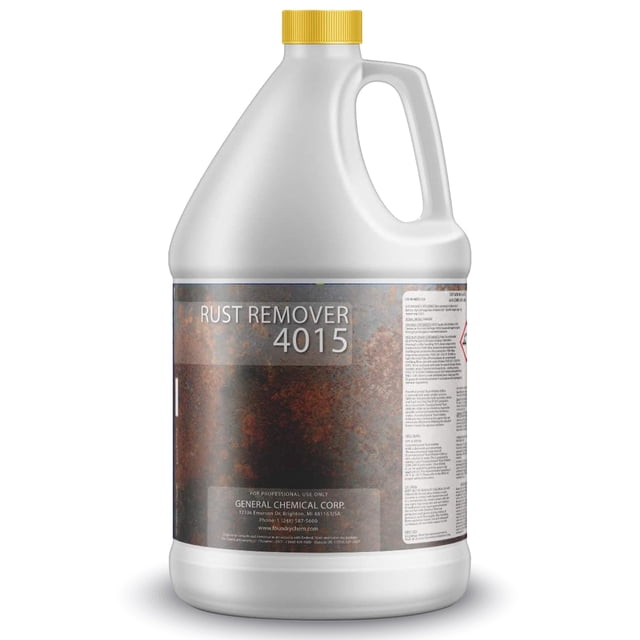 DeckGeneral Rust Remover 4015 All Surface Rust Stain Eliminator, Concrete Cleaner, Effective Rust Clean Up for Driveways, Walkways, Swimming Pools, Brick, Pavements and More (1 Gallon)