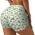 thumbnail image 2 of Naloa St Patrick's Day3 Biker Shorts for Women Seamless Scrunch Short Women’s Yoga Shorts for Gym Running Sport Shorts - XX-Large, 2 of 9
