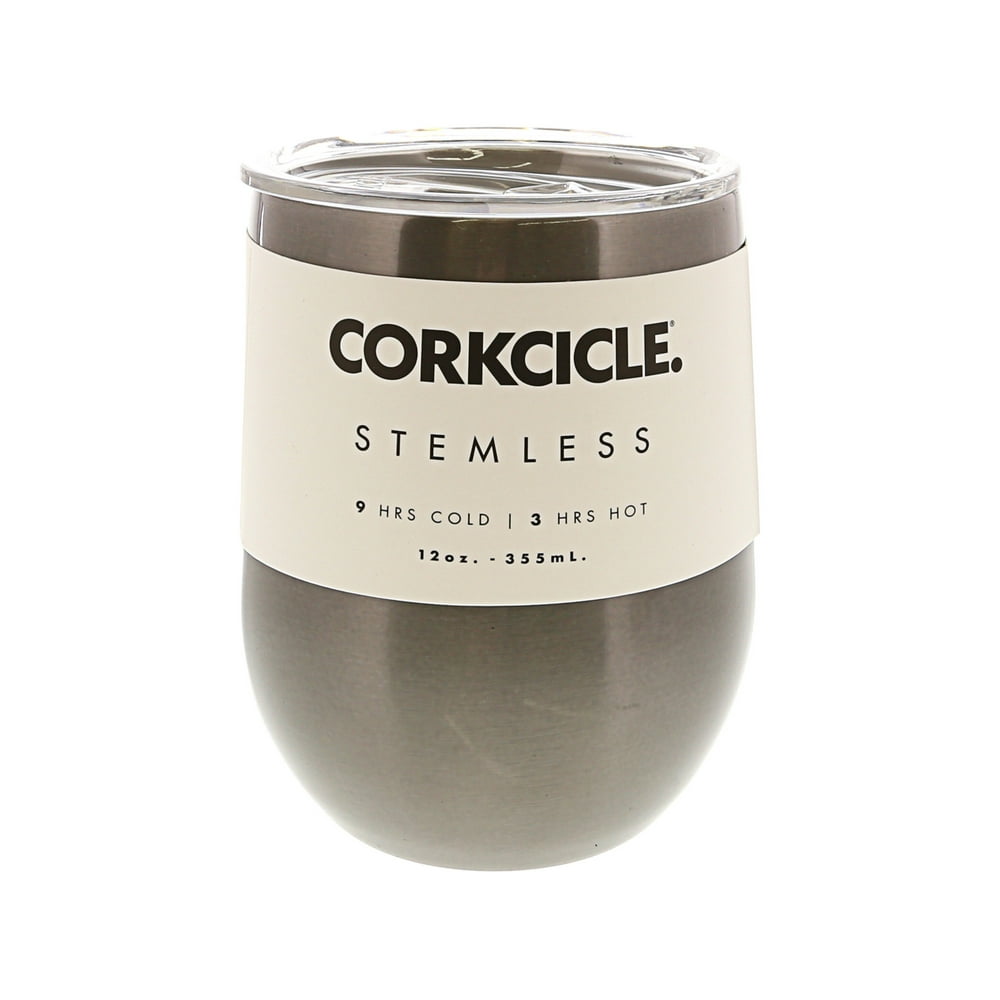 Corkcicle 12Oz TripleInsulated Stemless Glass Tumbler 2312EGM