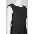 thumbnail image 3 of Emma & Michele Boat Neck Sleeveless Tie Side Solid Pockets ITY Jumpsuit-ULTRA / M, 3 of 9