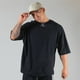 thumbnail image 2 of Camisetas de algodón de manga corta para hombre, ropa para correr, entrenamiento, Fitness, holgadas, de talla grande, informales, a la moda, de verano, nuevas, 2 of 4