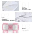 thumbnail image 2 of Yayeee Kitchen Hanging Hand Towels Set of 2 with Loop Bathroom Absorbent Tie Towel, Pink Checkered Heart, 2 of 7