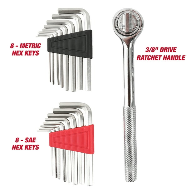 Hyper Tough 118-Piece Tool Set for Home Repairs - Walmart Business