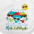 thumbnail image 4 of Inktastic Mele Kalikimaka Boys or Girls Baby Bib, 4 of 4