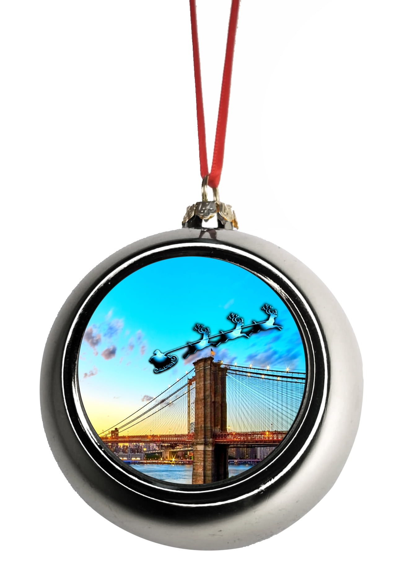 Brooklyn Bridge Christmas Ornament 