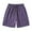 Purple, variant on Lightweight Summer Beach Shorts for Men Quick Dry Elastic Wide Leg Casual Vacation Shorts Big & Tall