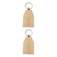 thumbnail image 2 of Llavero de madera Wosthever en blanco 2piezas Type 3, 2 of 6