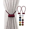 thumbnail image 1 of SHAR Embrasses Magnétiques pour Rideaux avec Aimant Plus Grand, 16 Pouces, Ensemble de 2, pour Rideaux Occultants et Transparents, 1 of 5