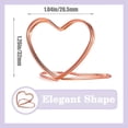 thumbnail image 2 of Soportes para NúMeros de Mesa, 32 Piezas, Soporte Tarjetas Lugar, Naipes en Forma CorazóN, Minisoporte Fotos, Cuadros Mesa, 2 of 7