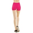 thumbnail image 4 of MOPAS Women's Ribbed Waistband 10" Hot Short Plain Leggings, 4 of 4