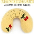 thumbnail image 5 of Dog Calming Pillow U-Shape, Neck Support Pet Bed for Small Dogs Cats, 5 of 6