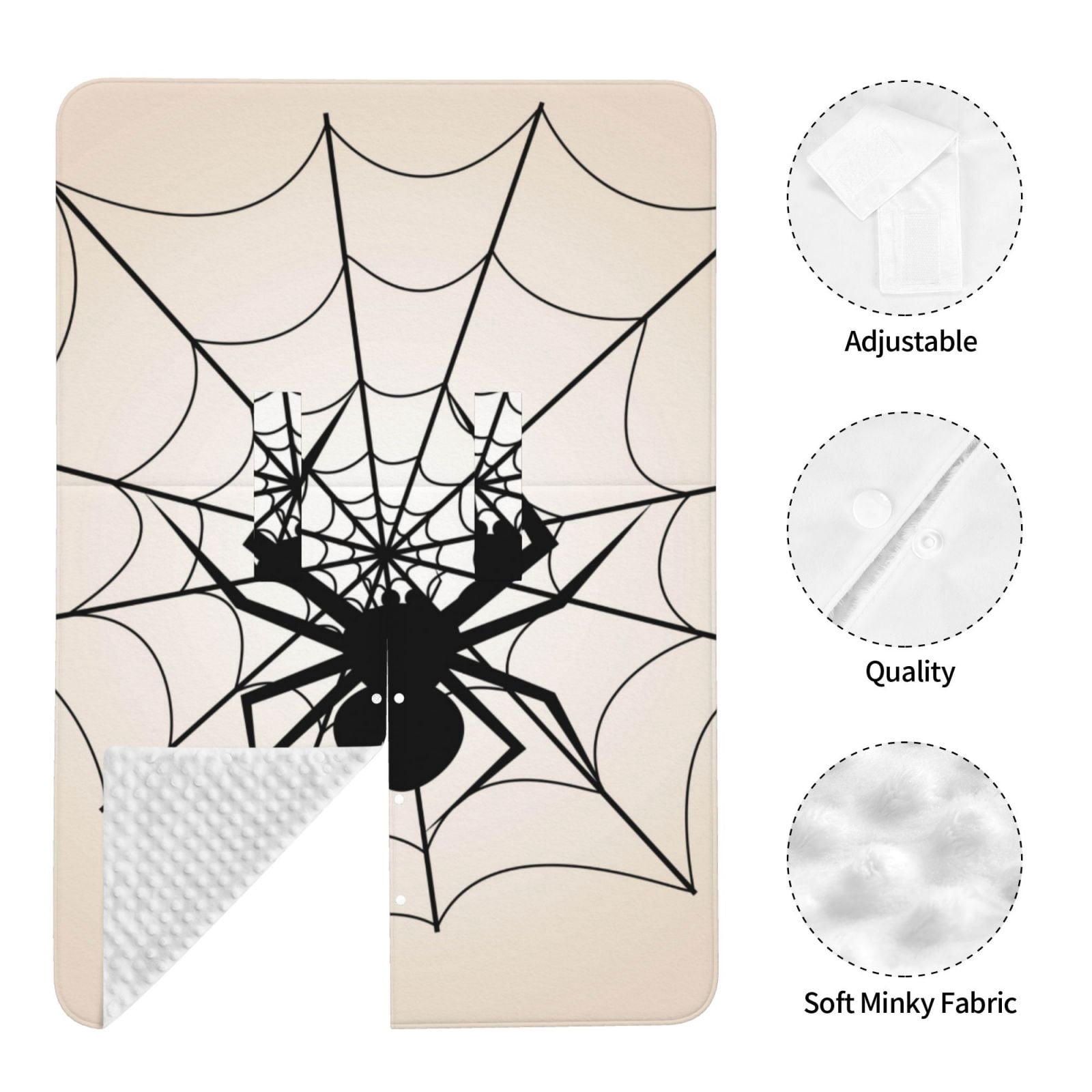 Naloa Spiders On The Web 1 Baby Car Seat Cover, Breathable Baby Carrier Cover, Multiuse Baby Carrier Cover & Nursing Breastfeeding Cover