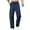 Navy Pants, variant on Dagegui Mens Casual Cargo Pant Loose Fit Outdoor Hiking Pants Drawstring Elastic Waist Joggers with Pockets Navy S