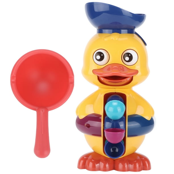 Juguetes de Bañera de Pato Interactivos NikouMX para baño con rueda hidráulica