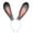 Z04-Grey, variant on Bmisegm Women's Easter Plush Bunny Ear Headband Rabbit Officer Ears Accessory for Party and Convention Headscarf for Women's Hair Grey One Size