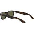thumbnail image 5 of Ray-Ban New Wayfarer Classic Alternate Fit Green Lens Sunglasses, 5 of 5