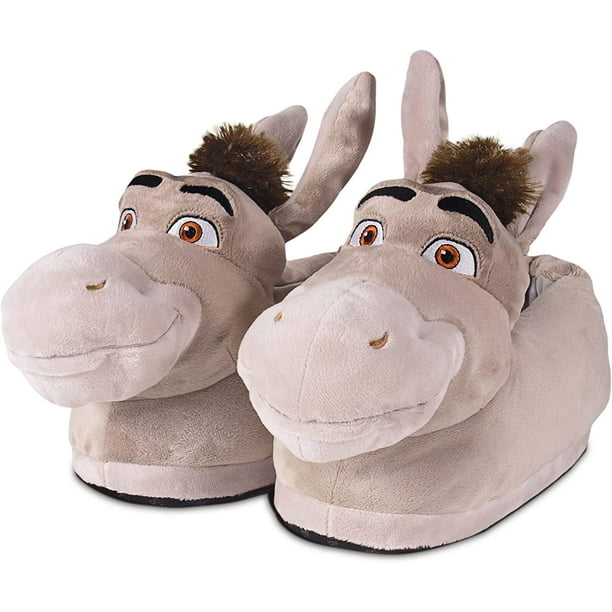 Ladies Long Donkey Gents Band Xxx Video - 2102-3 - DreamWorks Shrek - Donkey Slippers - Large - Happy Feet Mens and  Womens Slippers - Walmart.com