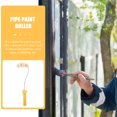 thumbnail image 3 of Greenadscape 1 Pc Pipe Paint Brush Tube Brush Yellow Polyester for Homeowners, 3 of 8